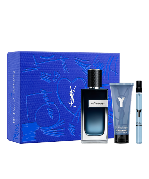 Y Eau De Parfum 100ml & 10ml & Y Shower Gel 50ml Bundle - YSL Beauty