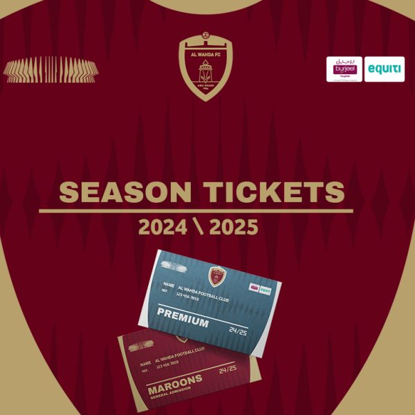 Al Wahda Season Card 2024/2025 in Abu Dhabi Sports Events