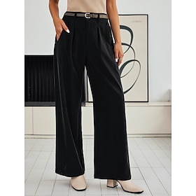 Corduroy High Waist Wide Leg Pants