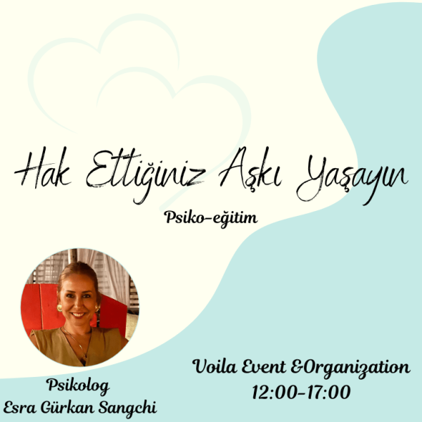 Hak Ettiğiniz Aşkı Yaşayın in Ankara Seminar