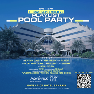 Playlist Pool Party at Mövenpick Hotel Festival