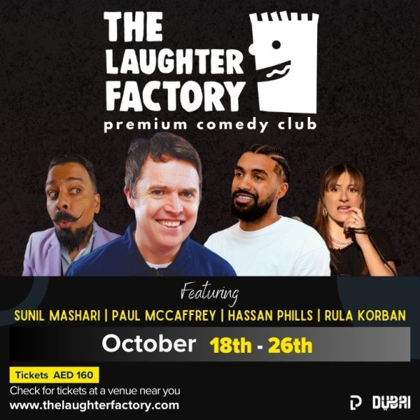 The Laughter Factory Premium Comedy Club in Dubai and Abu Dhabi Comedy Events