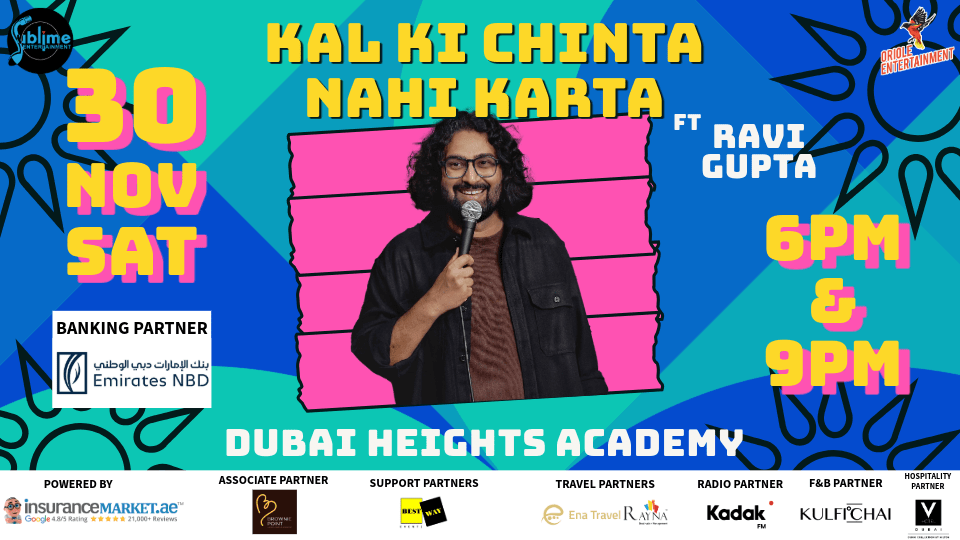 Ravi Gupta Live in Dubai - Comedy Events